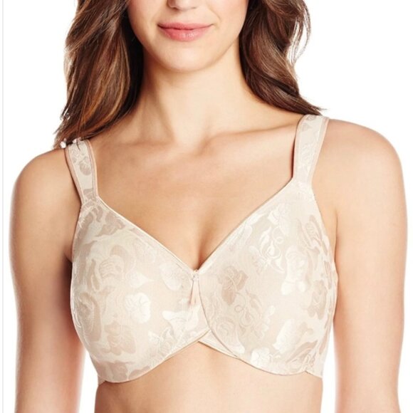 Wacoal Awareness Bra 85567 Size 44D Ivory Comfort Full Coverage - Picture 1 of 11